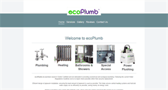 Desktop Screenshot of eco-plumb.com